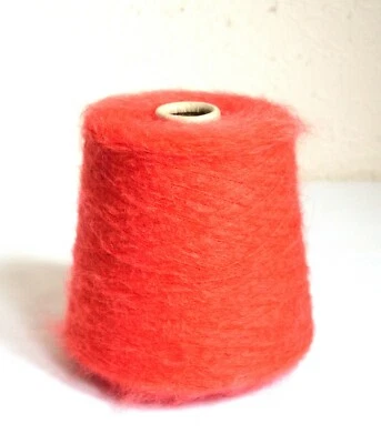 Italian mohair yarns, 1.24 lb / 560 grams cone - Image 1 of 3