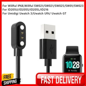 2Pcs Smartwatch USB Charging Cable for ID205U/Willful IP68 SW023//Uwatch 3 - Zdjęcie 1 z 6