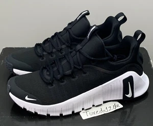New! Women's Nike Free Metcon 6 sz9.5 Black/White Crossfit 5 training FJ7126 001 - Picture 1 of 5
