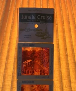 Vintage Walt Disney World Pana-Vue Slides Magic Kingdom Jungle Cruise WDW-21 - Picture 1 of 2