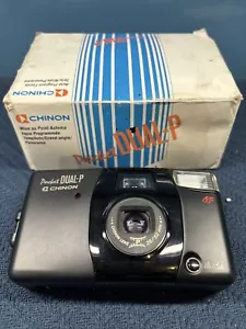 Chinon Pocket Dual Af-P 35mm P&S Camera 28/52mm Lens W/Manual And Strap NEW - Picture 1 of 12