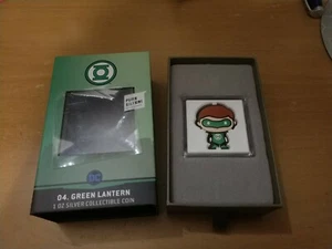 Moneda de plata Niue 2020 Chibi DC Comics Green Lantern - Imagen 1 de 5