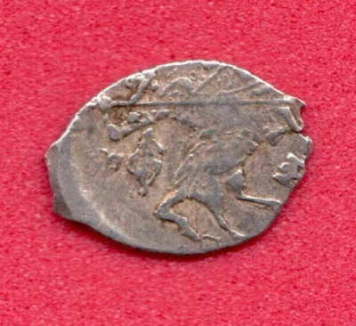 Russia Wire Silver Kopecks Boris Godunov Moscow ca 1604: 5508 - Image 1 of 2