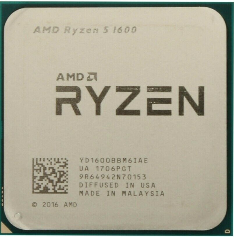 AMD Computer AMD Ryzen 5 1600 Processor Model Processors for