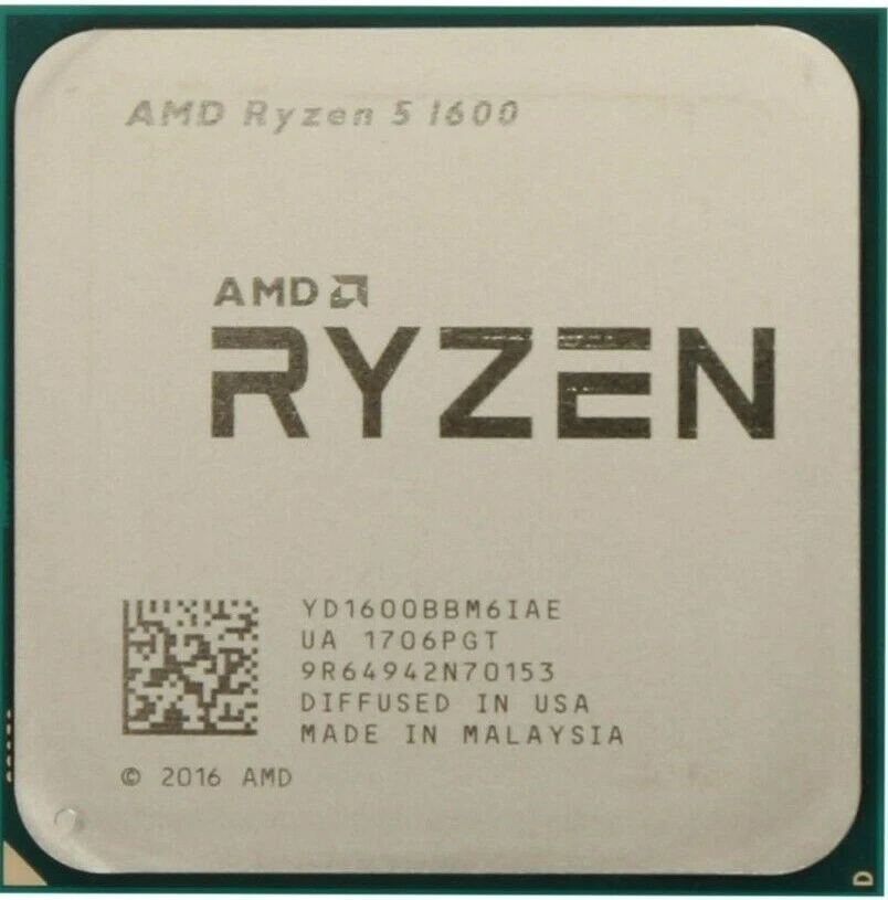 AMD Computer AMD Ryzen 5 1600 Processor Model Processors for sale