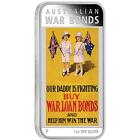 Australia 2016 Posters of World War I – War Bonds 1 OZ $1 SILVER Rectangle COIN