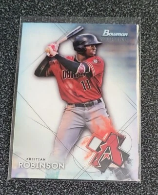 KRISTIAN ROBINSON 2021 BOWMAN STERLING PROSPECT #BSP-1 ARIZONA DBACKS - Image 1 of 2