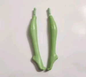MONSTER HIGH DOLL CREATE-A-MONSTER GREEN WITCH LEGS FEET SET REPLACEMENT OOAK - Picture 1 of 3