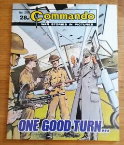COMIC - Vintage Commando War Picture Comic #2191 One Good Turn...