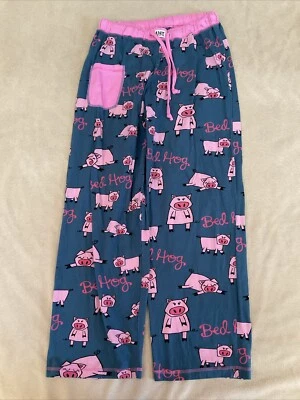 Lazy one pajama small pants women’s bed hog pig pink - Image 1 of 4