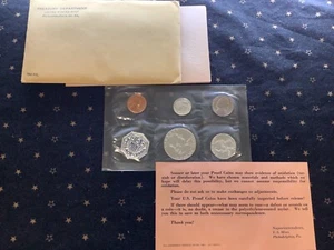 1961 U.S. Mint Silver Poof Set  & OGP 90% Silver - Crisp Envelope - No Writing! - Picture 1 of 4