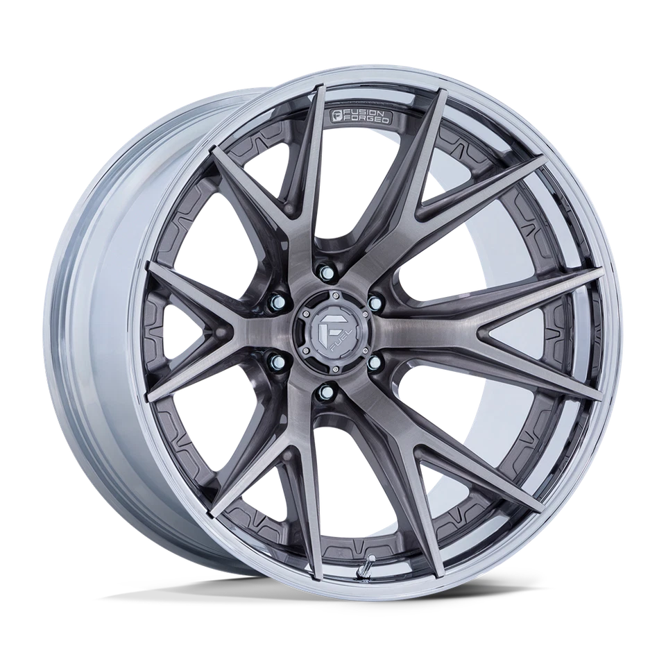 Llanta cromada gris 22 pulgadas Ford F150 camioneta Fuel Fusion Catalyst 22x12 6x135 Foto 1 de 1
