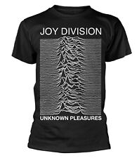 JOY DIVISION - UNKNOWN PLEASURES (BLACK) BLACK T-Shirt Large
