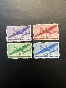 Us SCOTT #C27-30 Air Mail stamps  1941..MH - Picture 1 of 2