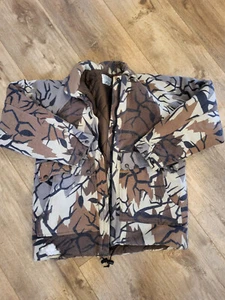 USA Hidden Wolf Woolens Wool Predator Camo Hunting Heavy Insulated Jacket - XL - Picture 1 of 21