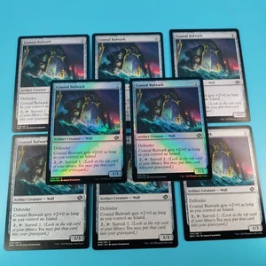 2022 MTG The Brothers' War #076 Coastal Bulwark (x8 card lot, x2 foil) common - Picture 1 of 1