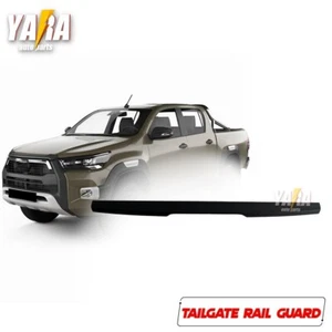 Tailgate Cap Protector Cover Trim Matt black suitable for Hilux SR SR5 2021-2023 - Picture 1 of 5
