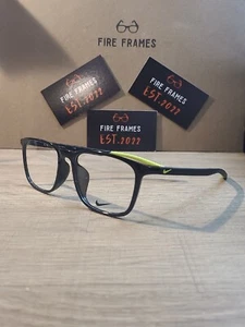 NUEVOS MARCOS DE GAFAS NIKE 7263AF 007 negros y voltios 54-17-140 - Imagen 1 de 10
