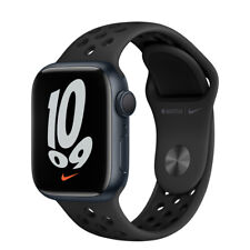 Reloj de Apple Nike serie 7 GPS 41mm/45mm medianoche Aluminio Nike Banda cnship
