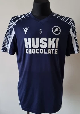 Maillot Millwall 2020 - 2021 Training Football Macron Pleyer Issue #5 Cooper - Photo 1/4