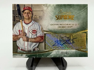Topps Supreme Simply Supreme 2014 verde automático/45 Devin Mesoraco #SSU-DME automático Foto 1 de 2