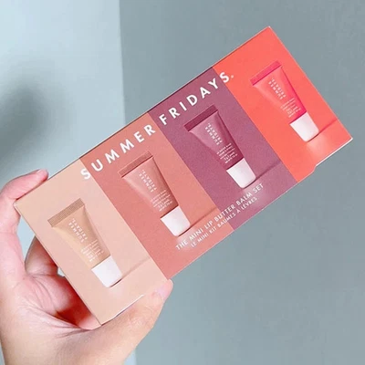 BRANDED Summer Fridays Lip Balm Gloss Transparent Moisturizing Oil Vanilla Pink Coffee