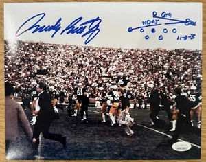 RUDY RUETTIGER SIGNED AUTO 8X10 THE PLAY PHOTO NOTRE DAME JSA AUTOGRAPHED C - Picture 1 of 4