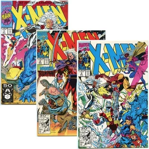 X-Men Vol 2 #s 1-3 lot of 3 Marvel Comics (1991) Jim Lee art! - Picture 1 of 7