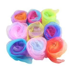20 Pieces Dance Scarves Juggling Scarves Scarves Scarves (Random Color) - Picture 1 of 12