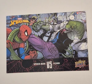 2024 Upper Deck Marvel Spider-Man Battle Time Spider-Man vs Lizard Foil #BT-19 - Picture 1 of 2