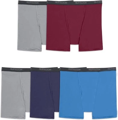 Fruit of the Loom Men's 360 Stretch Boxer Briefs (Quick Dry & Moisture Wicking) - Image 1 of 4