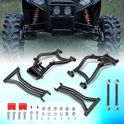 Brazos en A de control superior e inferior trasero tubular de acero para Polaris RZR S 4 800 2009-2014 Foto 1 de 4
