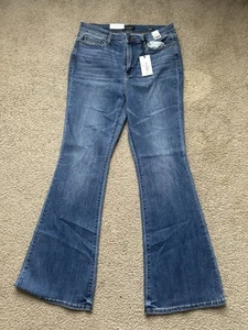 Damenjeans neu mit Etikett Judy blau High Waist Schlag Größe 31 - Bild 1 von 8