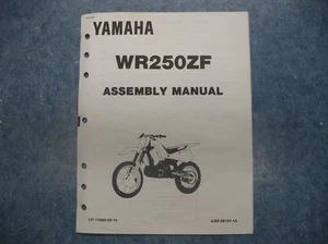 YAMAHA 1993 WR250ZF SET UP ASSEMBLY MANUAL WR250 ZF WR 250 93 - Picture 1 of 5