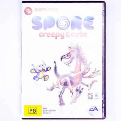Spore: Creepy & Cute (WINDOWS / MAC PC-DVD GAME, 2008) Strategy Simulation Game - Image 1 of 4