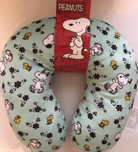 Peanuts~”SNOOPY & WOODSTOCK”~Head~Neck Pillow~Travel, Plane~NEW~FAST SHIPPING - Picture 1 of 3