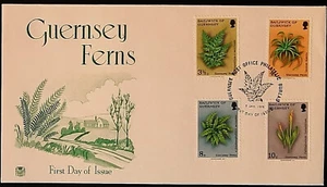 (GGY-217)GUERNSEY 1975 FDC helechos Guernsey - Imagen 1 de 1