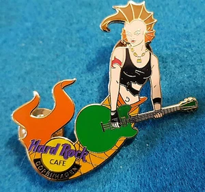 COPENHAGEN MERMAID *SUZY* GIRL BAND SERIES PUNK GUITAR Hard Rock Cafe PIN LE100 - Picture 1 of 1