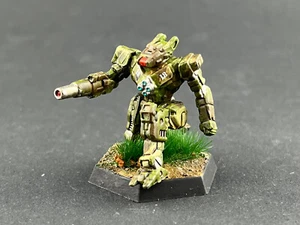 Battletech Catalyst Wolfhound WLF-1B, Painted, Forest Camouflage - Picture 1 of 3