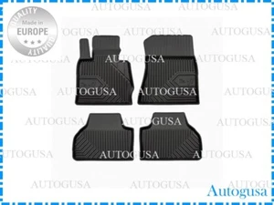NEW LHD BLACK RUBBER FLOOR MATS CAR LINERS ALL WEATHER FOR BMW F26 X4 2014-2018 - Picture 1 of 4