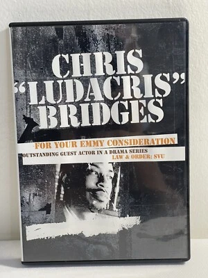 LAW & ORDER SVU Chris “Ludacris” Bridges FYC Awards Screener DVD (RARE HTF) Foto 1 de 4