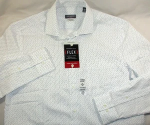 VAN HEUSEN FLEX L/S Stretch Button Up Shirt~Reg 15-32/33 (M)~NWT! - Picture 1 of 9