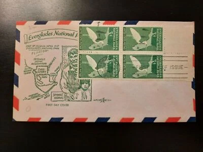 1947 FDC Everglades National Park Pentarts Cachet Florida City FL - Image 1 of 2