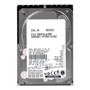 MAP3147NP Fujitsu 147 GB,Internal,10025 RPM,3.5" SCSI Hard Drive+ - Picture 1 of 2