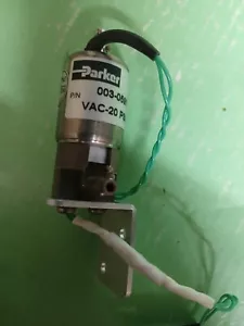Válvula Parker # 003-0597-900 VAC-20 PSIG 12v - Imagen 1 de 3