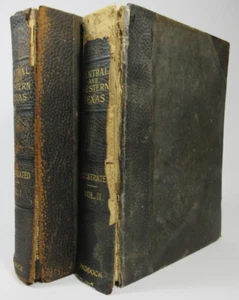 1911 1st ED 2-Vol set "A History of Central & Western Texas" Capt B.B Paddock HB - Picture 1 of 13
