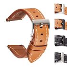 Premium Both Sides Cowhide Genuine Leather Watch Strap Band 18mm 19mm 20mm 22mm