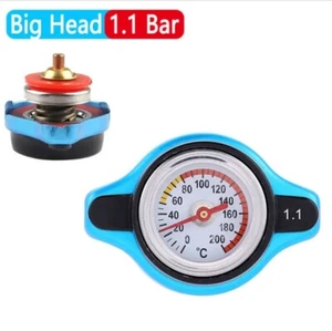 Water Tank Radiator Cap Thermostatic Pressure Water Temperature Gauge 1.1bar Big - Picture 1 of 5