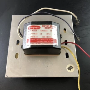 Dayton 4X797D AC/DC Motor Speed Control F4.3 - Picture 1 of 4