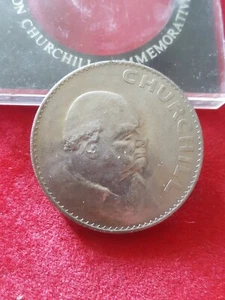 Great Britain 1 Corona 1965 Churchill in confezione - Foto 1 di 3